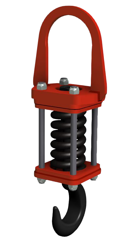shock absorbing lift device