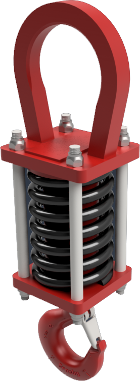 shock absorbing lift device